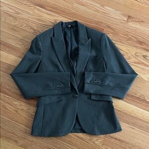 Express Charcoal Blazer